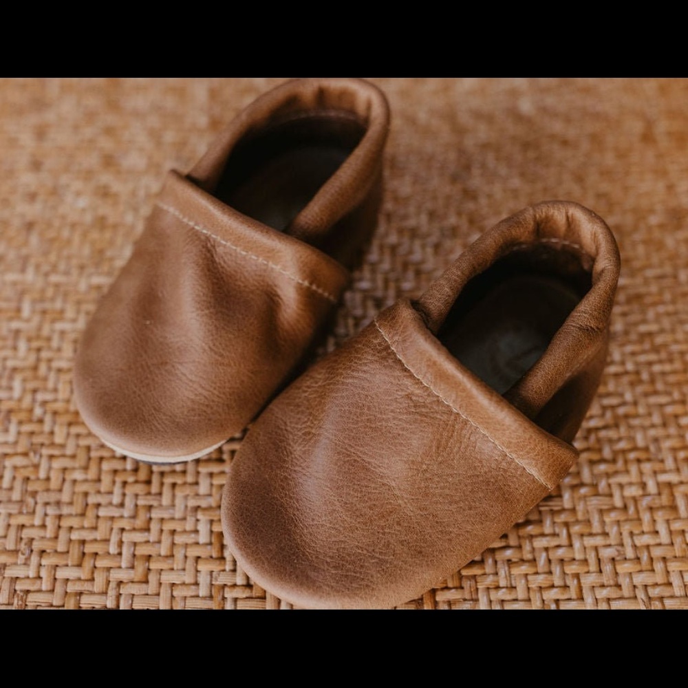 Leather Baby Moccasins / Loafers Size 4